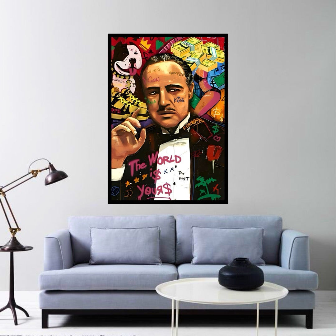 HD | Premium | Graffiti Art Posters and Frames – Vibrant & Aesthetic Wall Decor | Candid Apricot