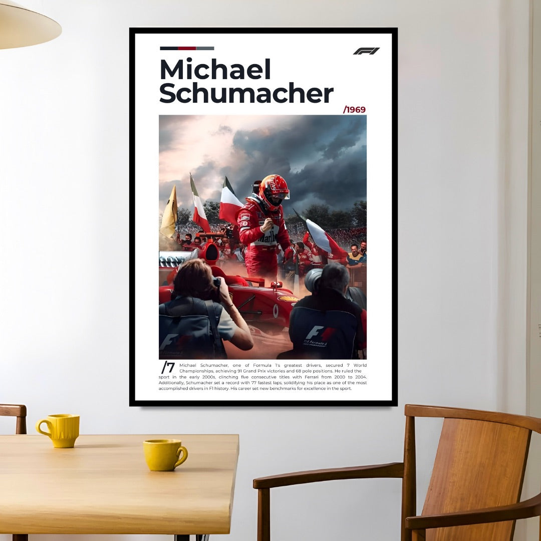 HD F1 Posters | Frames | Schumacher, Verstappen, Norris & More | Candid Apricot