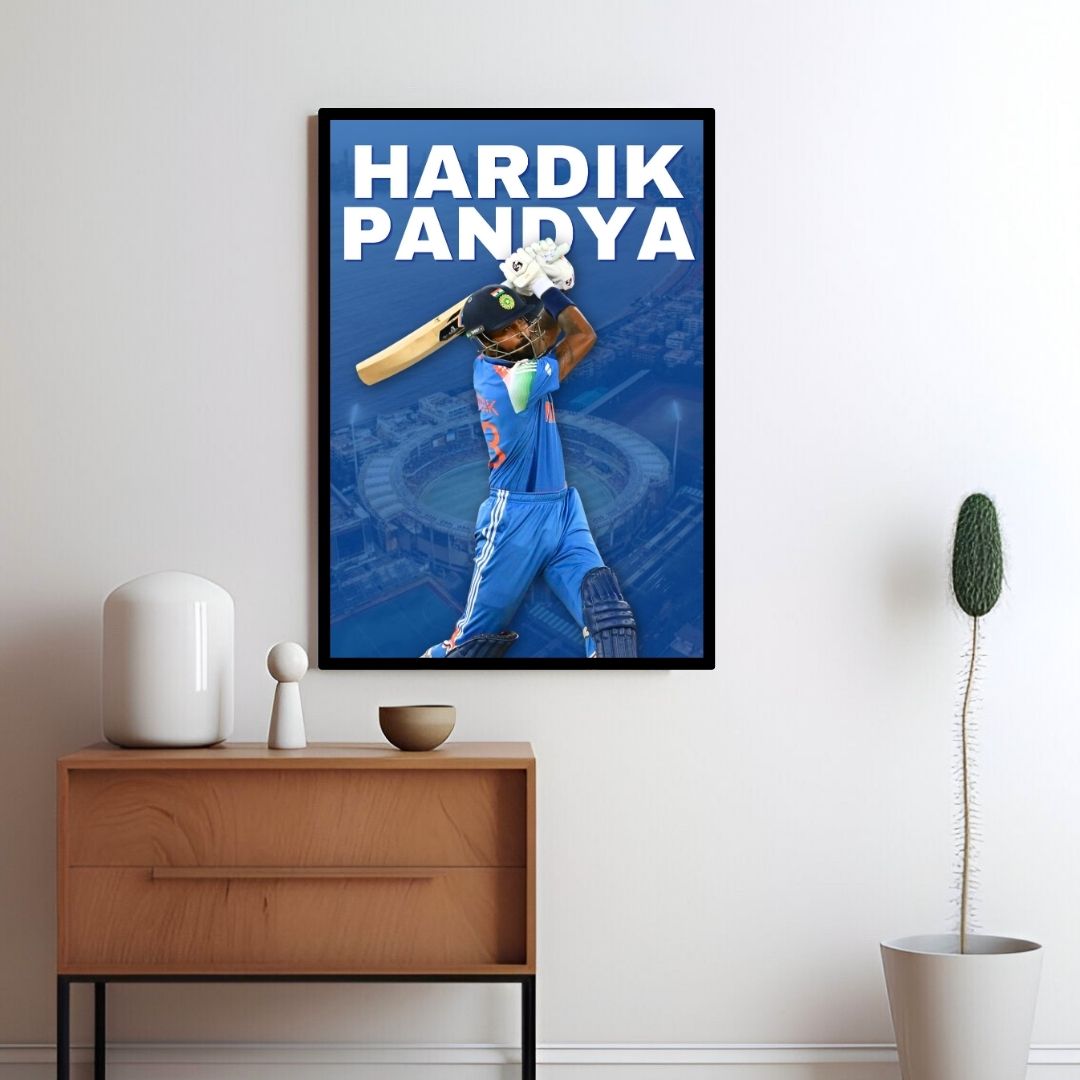 Hardik Pandya - Blue Hero