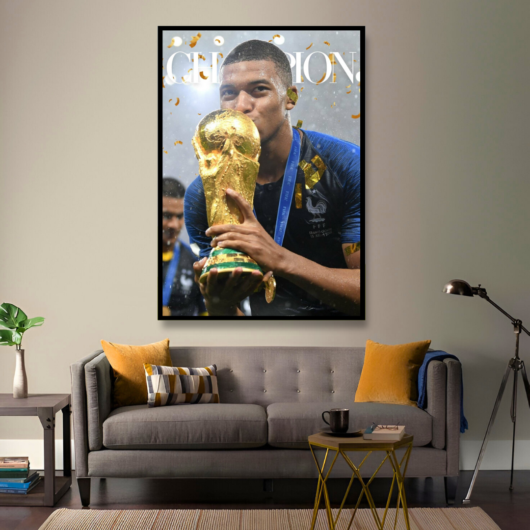 Champion’s Kiss: Mbappé's World Cup Glory