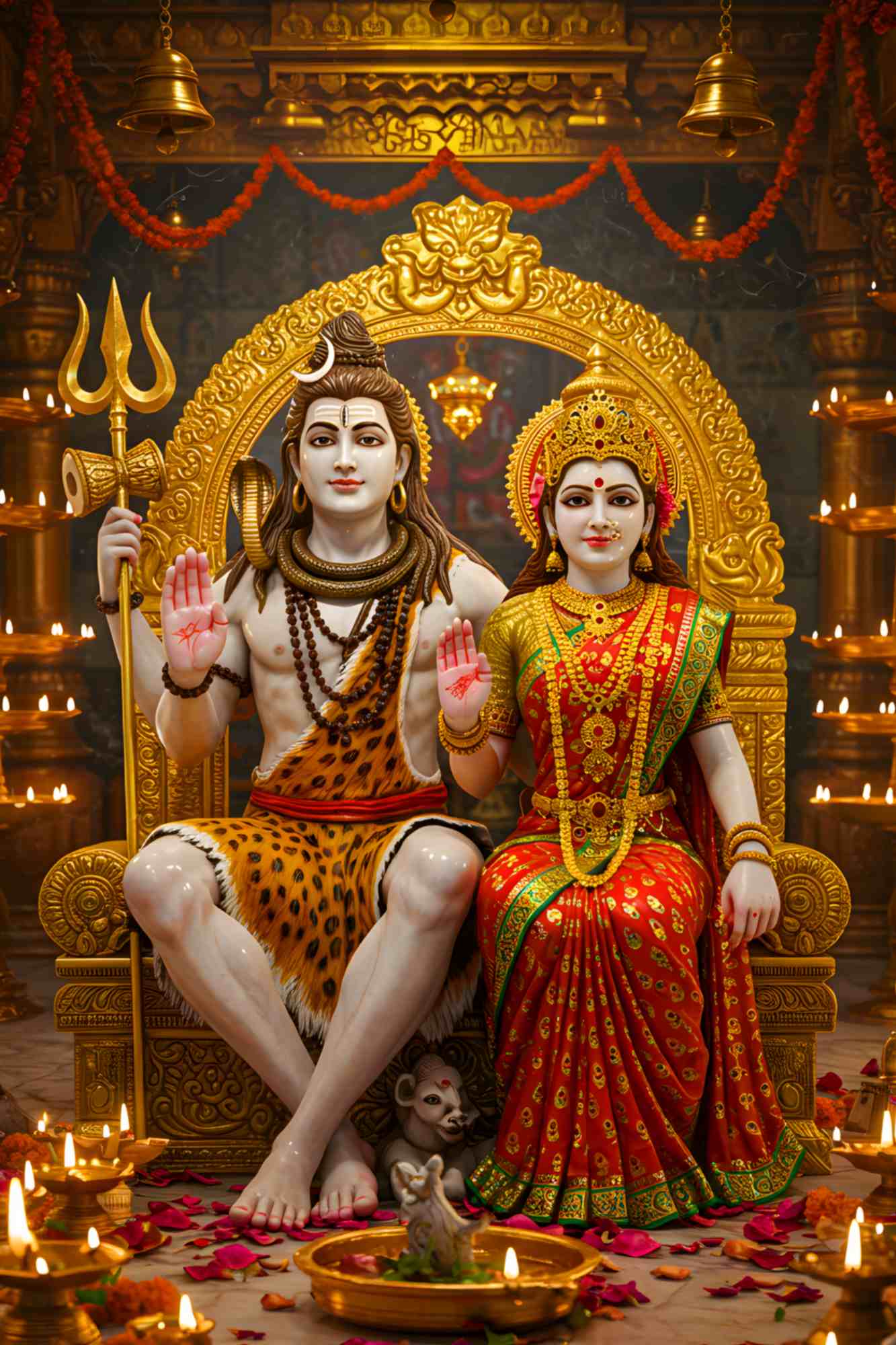 Shiv Parvati Divine Union