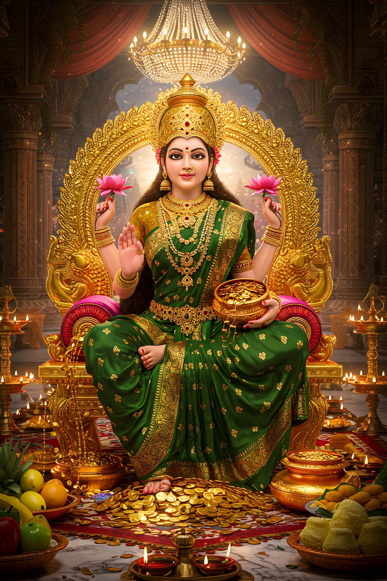 Lakshmi Ji + Ganesh Ji