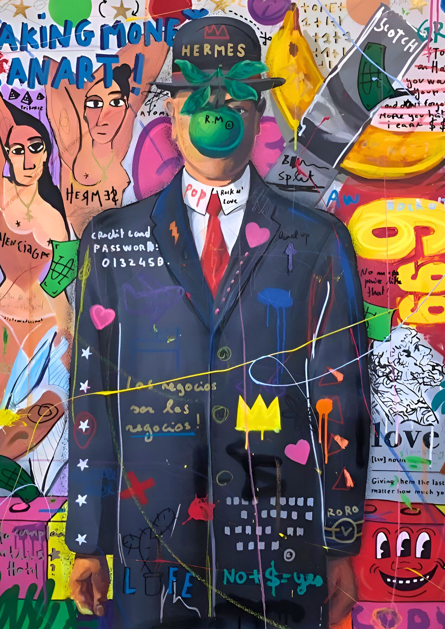 The Son of Man: Graffiti Reimagined