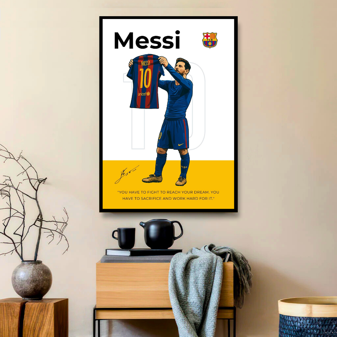 The Jersey Moment: Messi Legacy Print