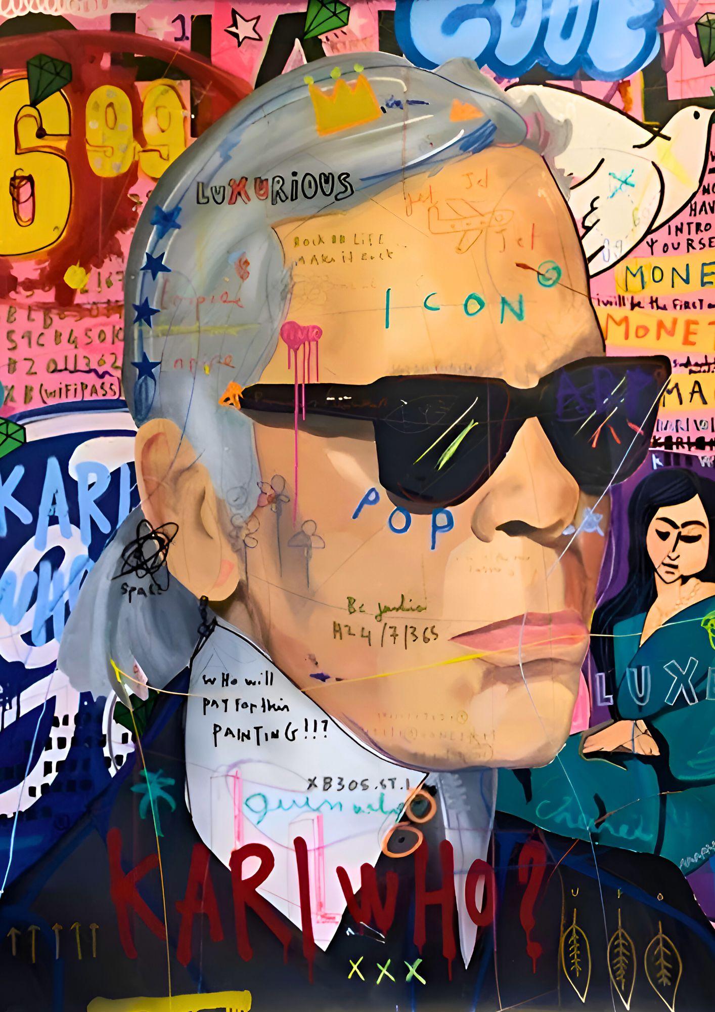 Karl Lagerfeld: The Fashion Graffiti Piece