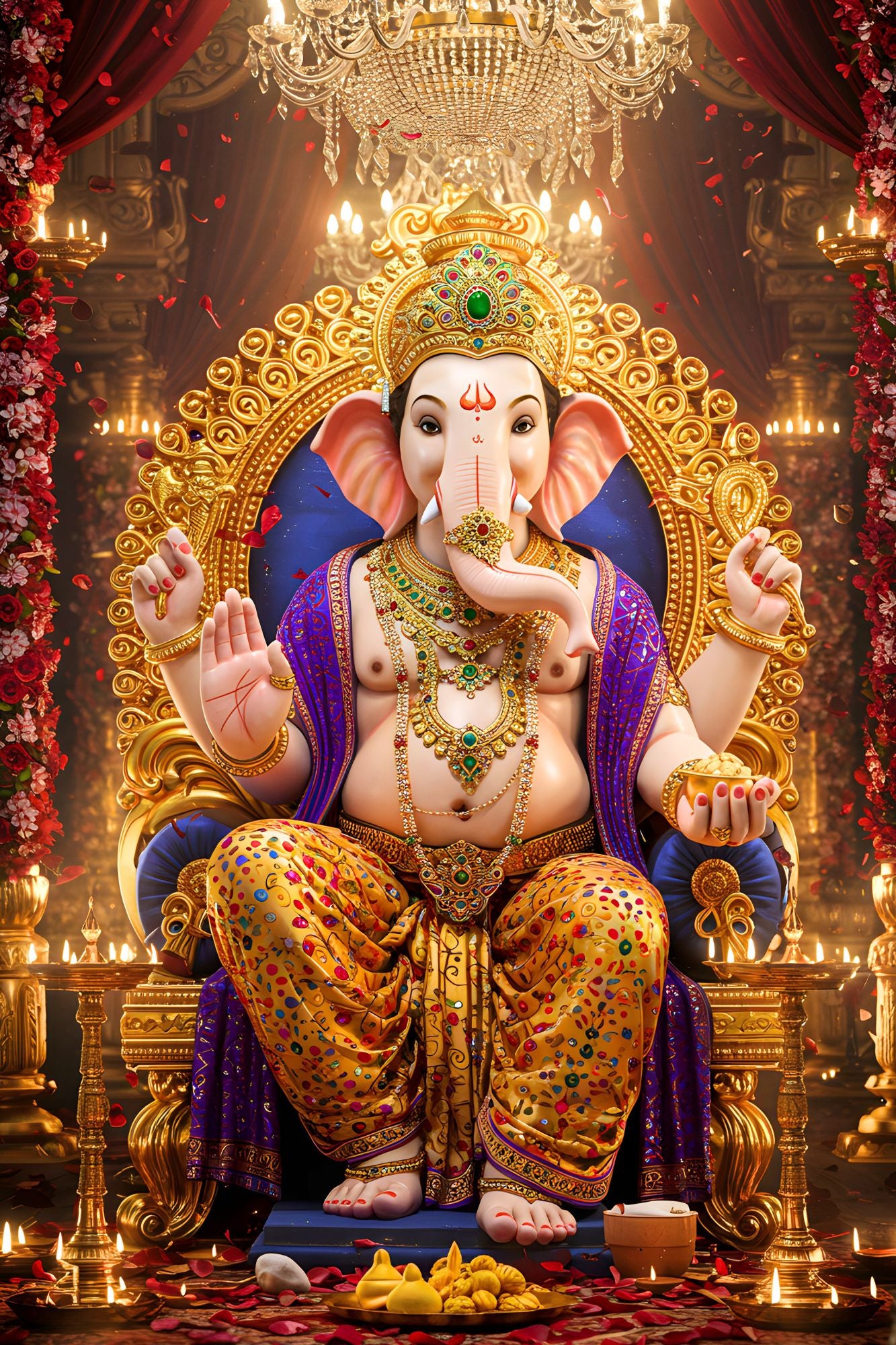 Lakshmi Ji + Ganesh Ji