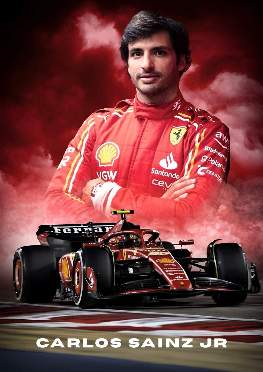 Carlos Sainz Jr – F1 Poster