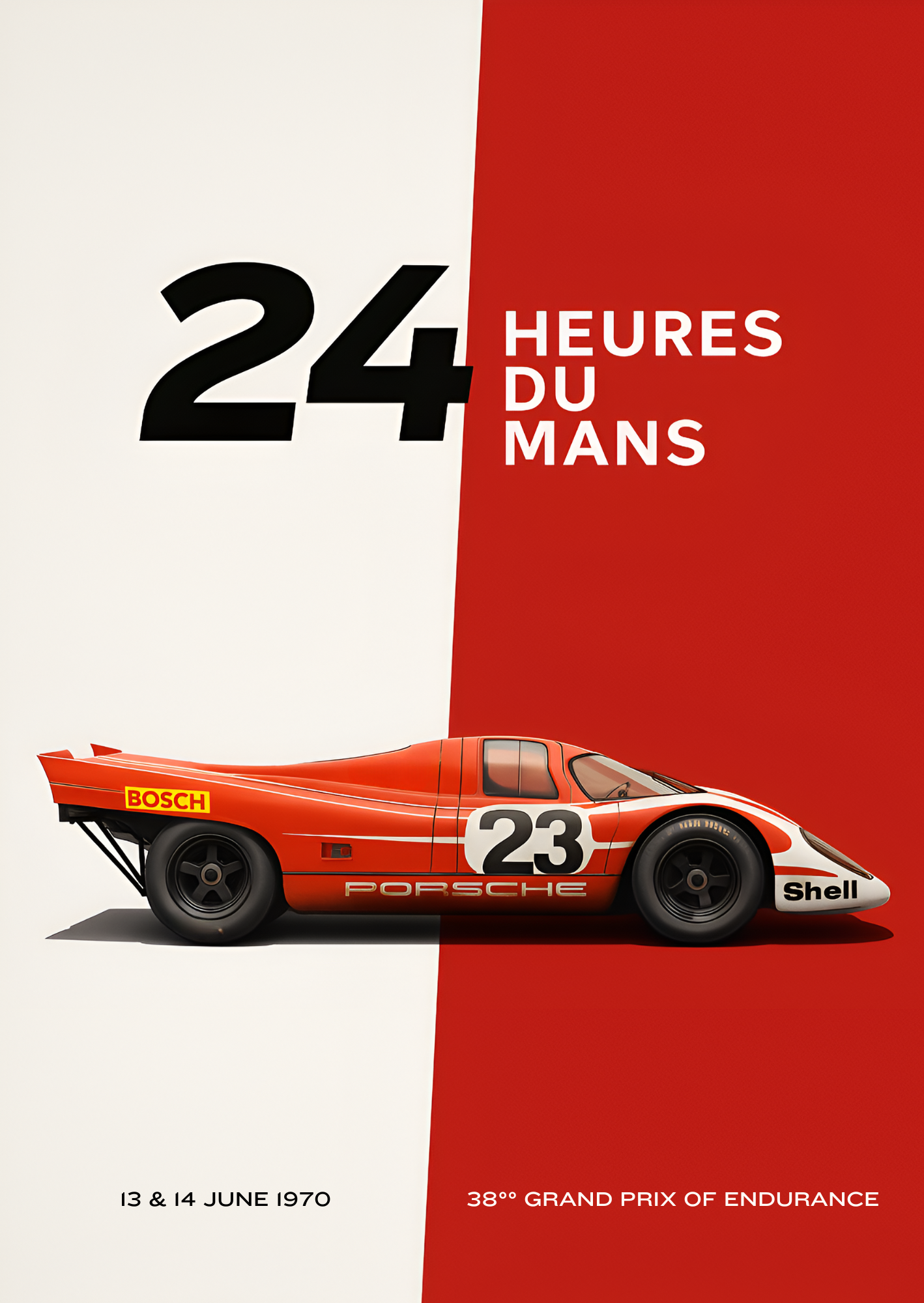 Porsche 917K – Le Mans 1970 Victory Poster