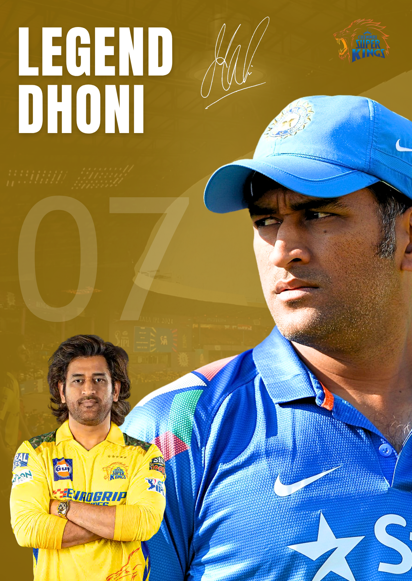 Legend Dhoni  - IPL EDITION