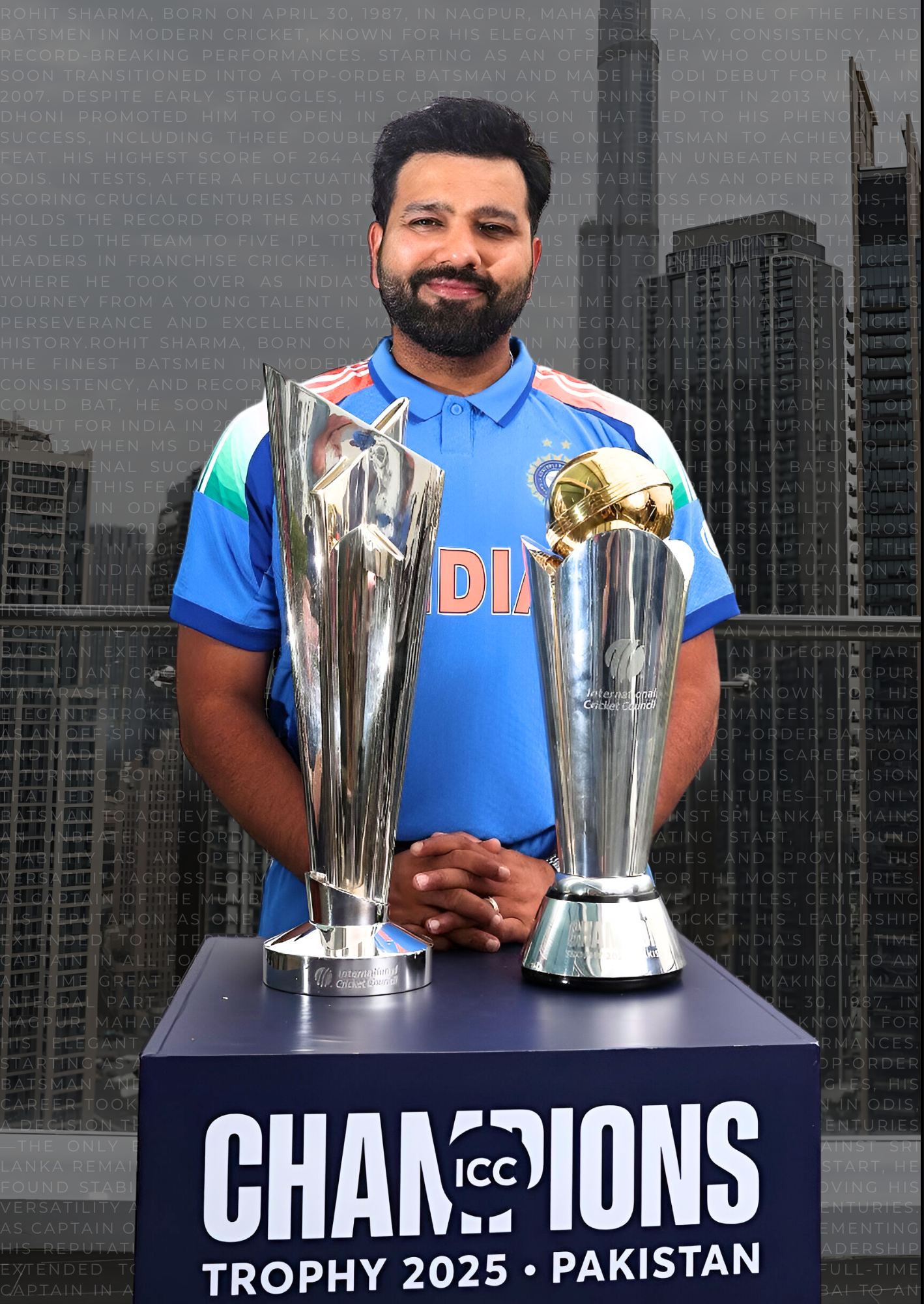 Rohit Sharma - Champions Trophy & T20 Cup