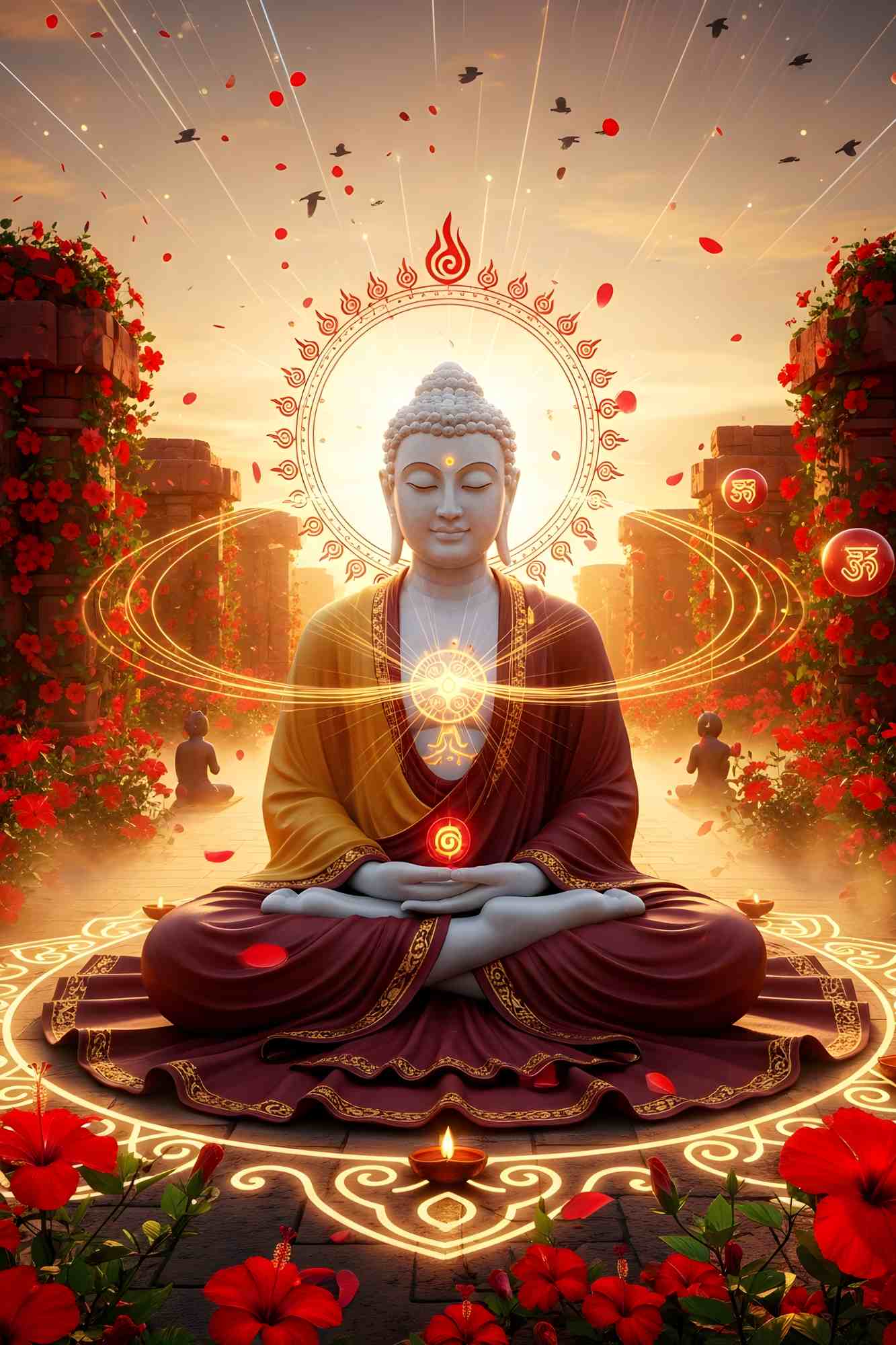 Enlightened Serenity – Meditating Buddha