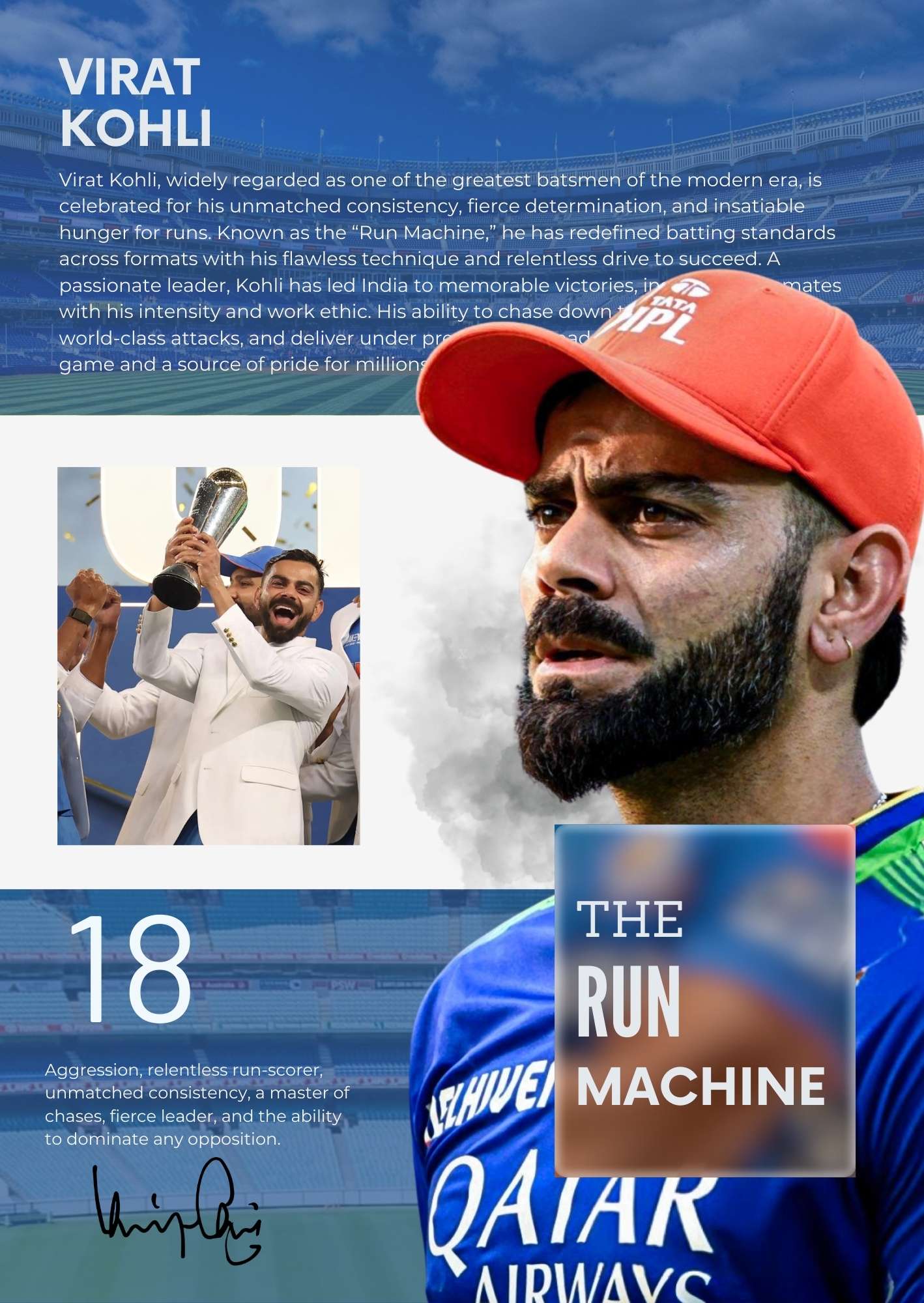 VIRAT KOHLI – The Run Machine