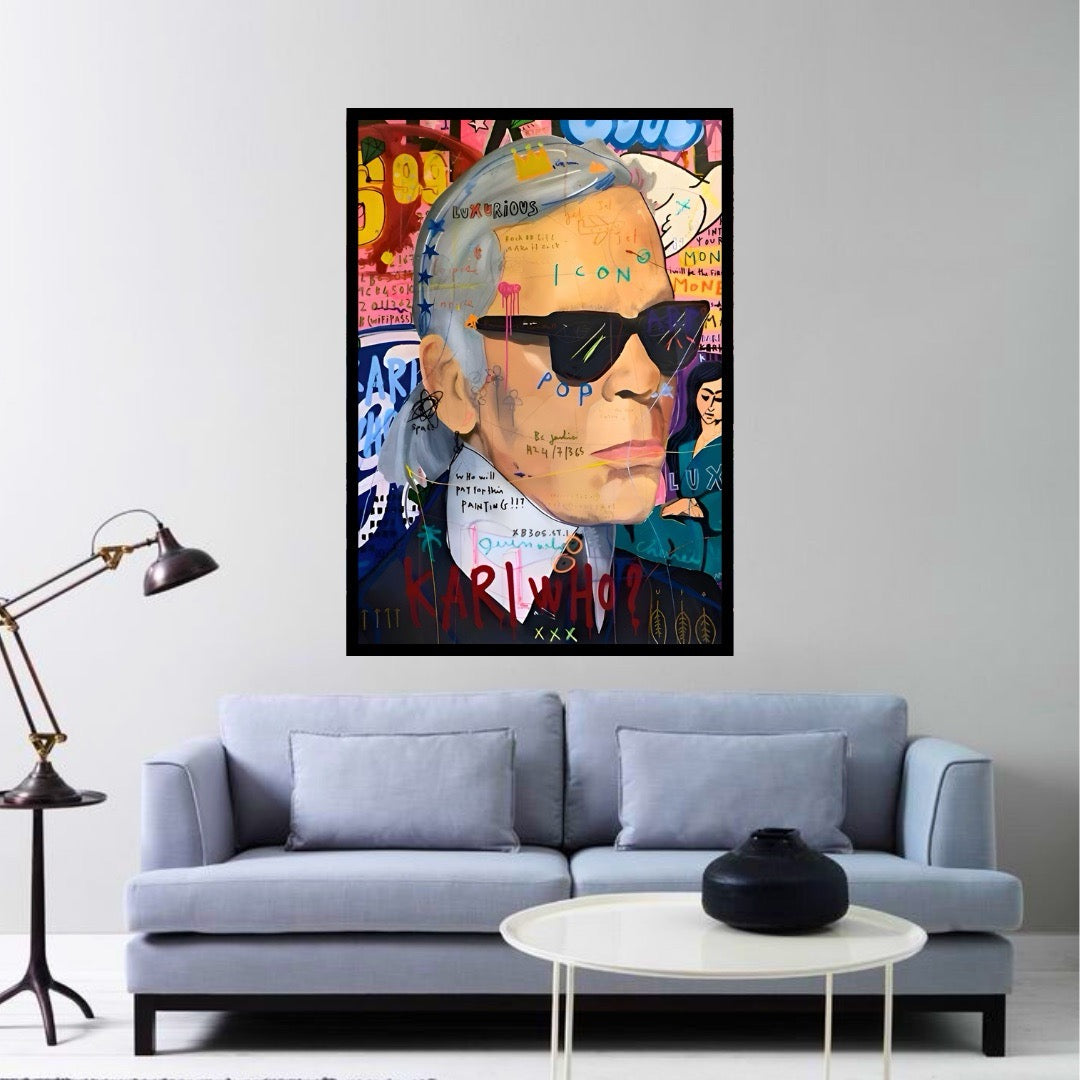 Karl Lagerfeld: The Fashion Graffiti Piece