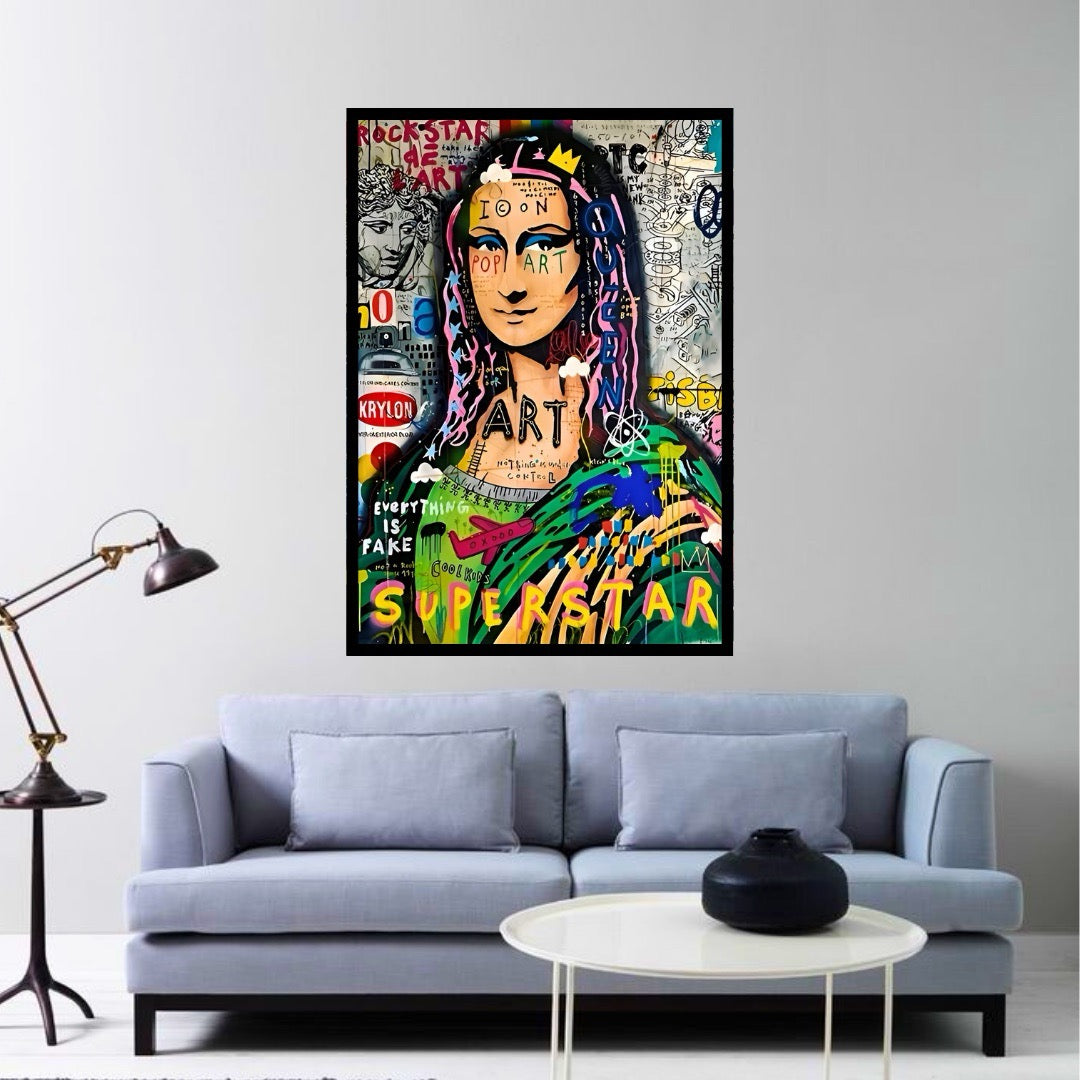 Mona Lisa: The Graffiti Reinvention