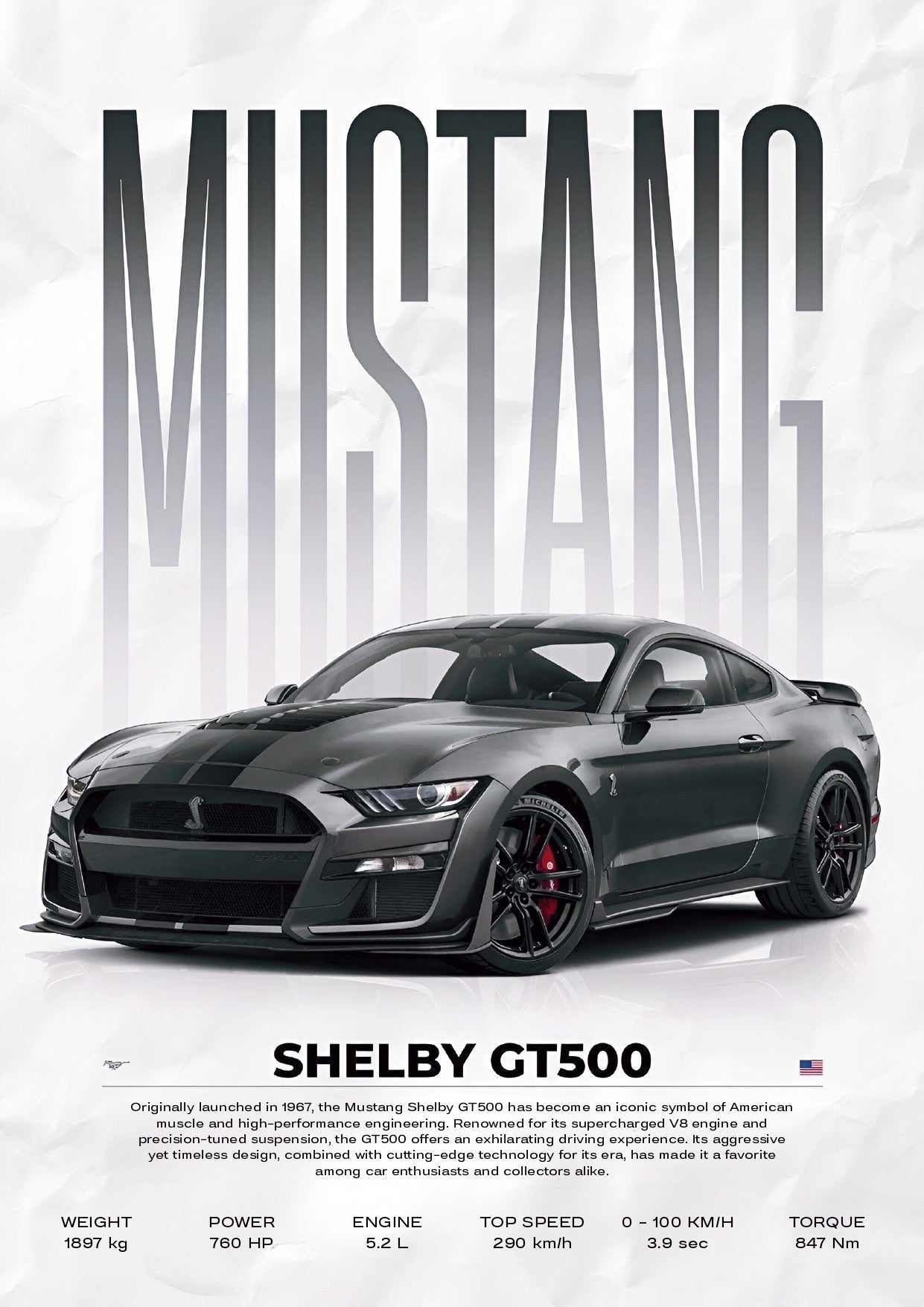 SET OF 20 POSTERS - A | LUXURY CARS | UNFRAMED