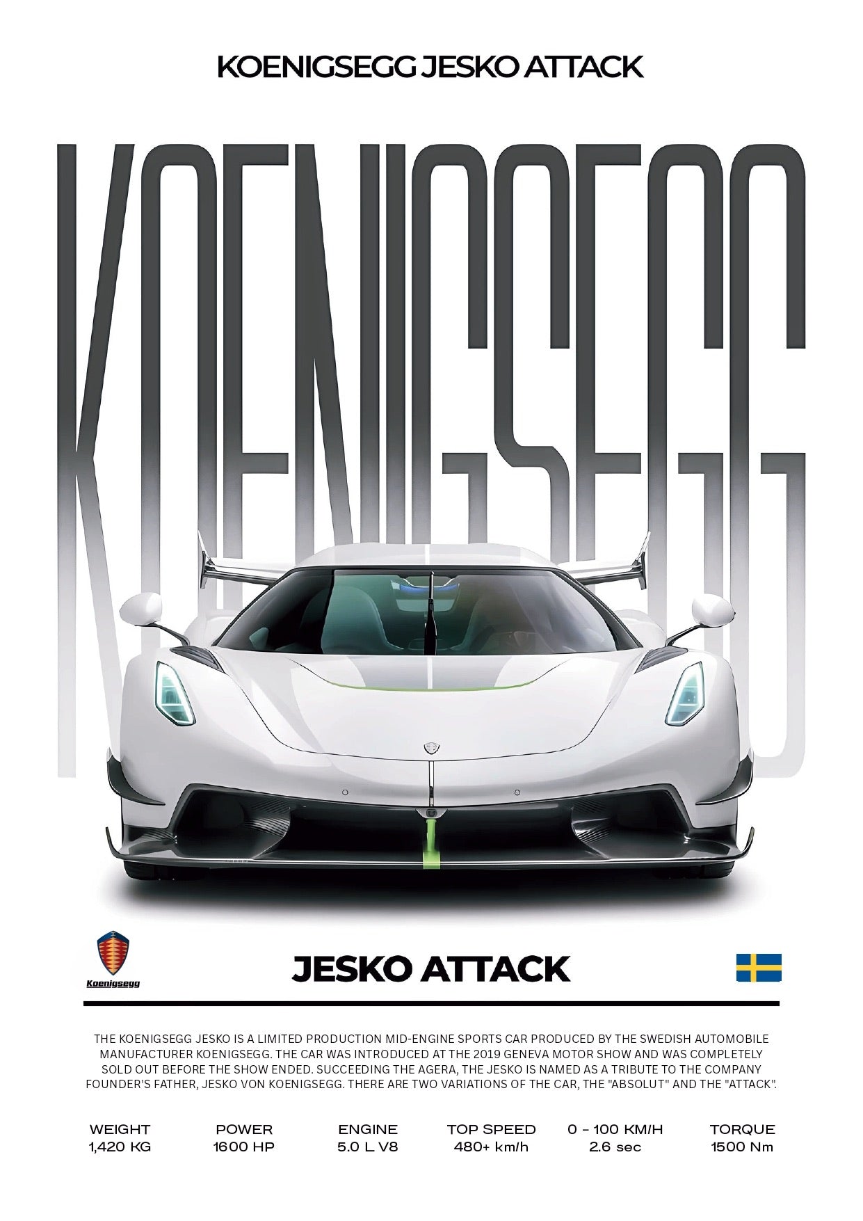 SET OF 20 POSTERS - A | LUXURY CARS | UNFRAMED