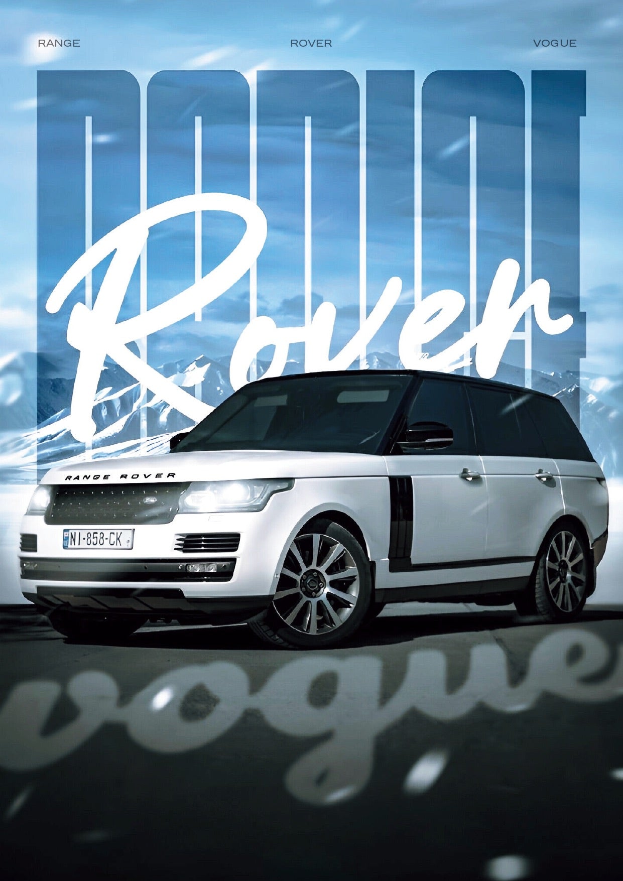 SET OF 20 POSTERS - A | LUXURY CARS | UNFRAMED