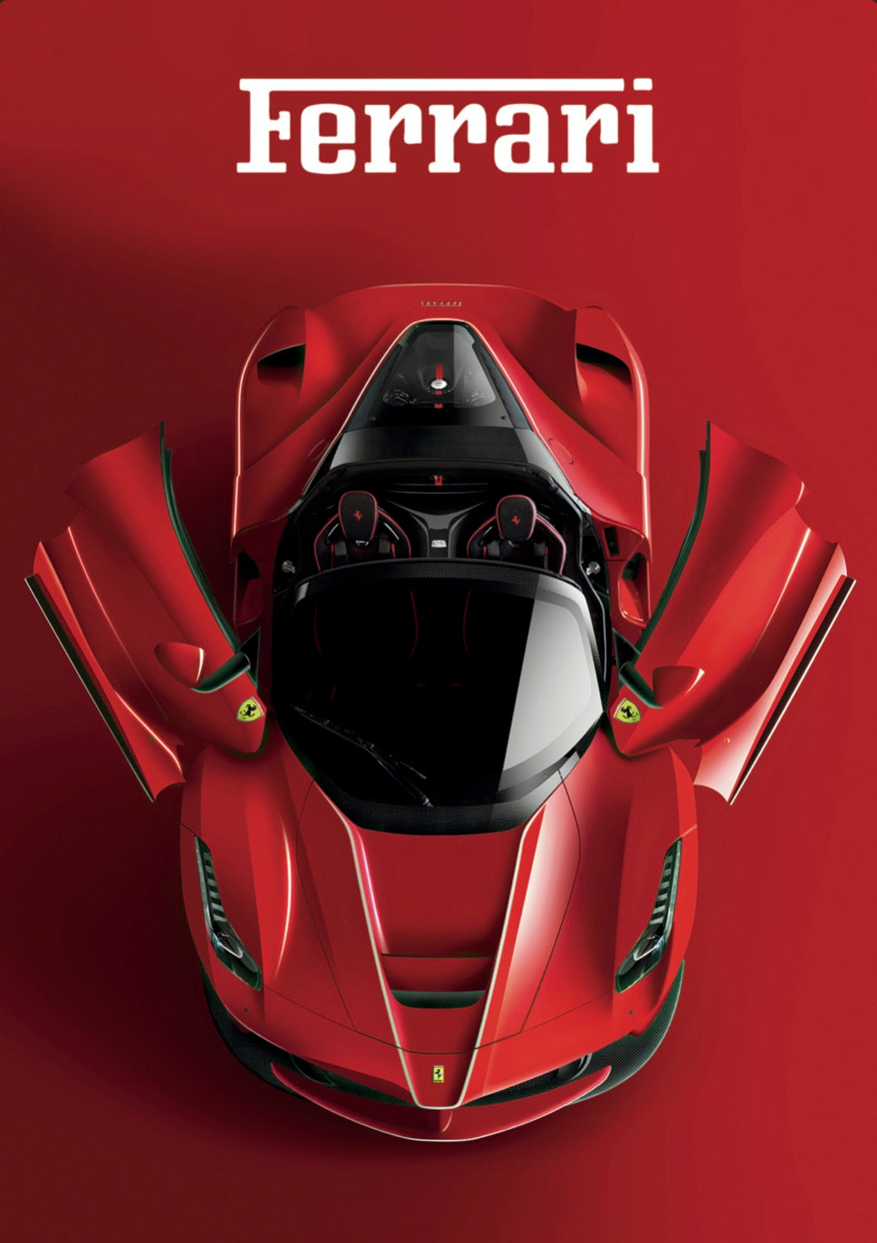 SET OF 10 POSTERS - D | LUXURY CARS | UNFRAMED