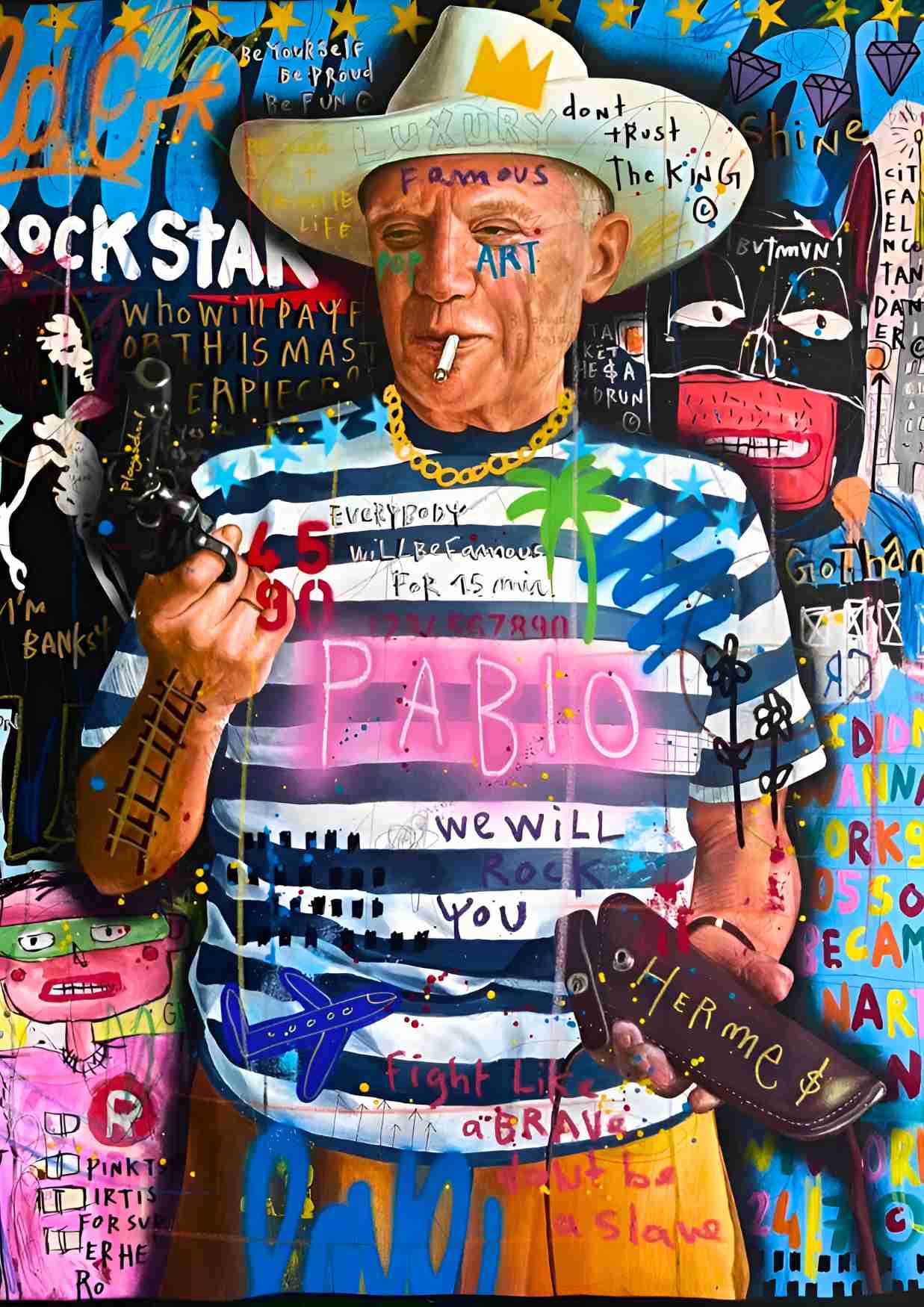 SET OF 10 POSTERS | GRAFFITI ART | UNFRAMED