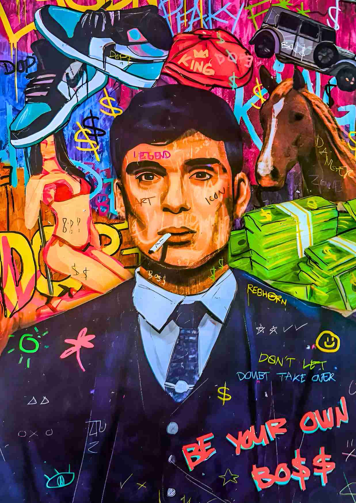 SET OF 10 POSTERS | GRAFFITI ART | UNFRAMED