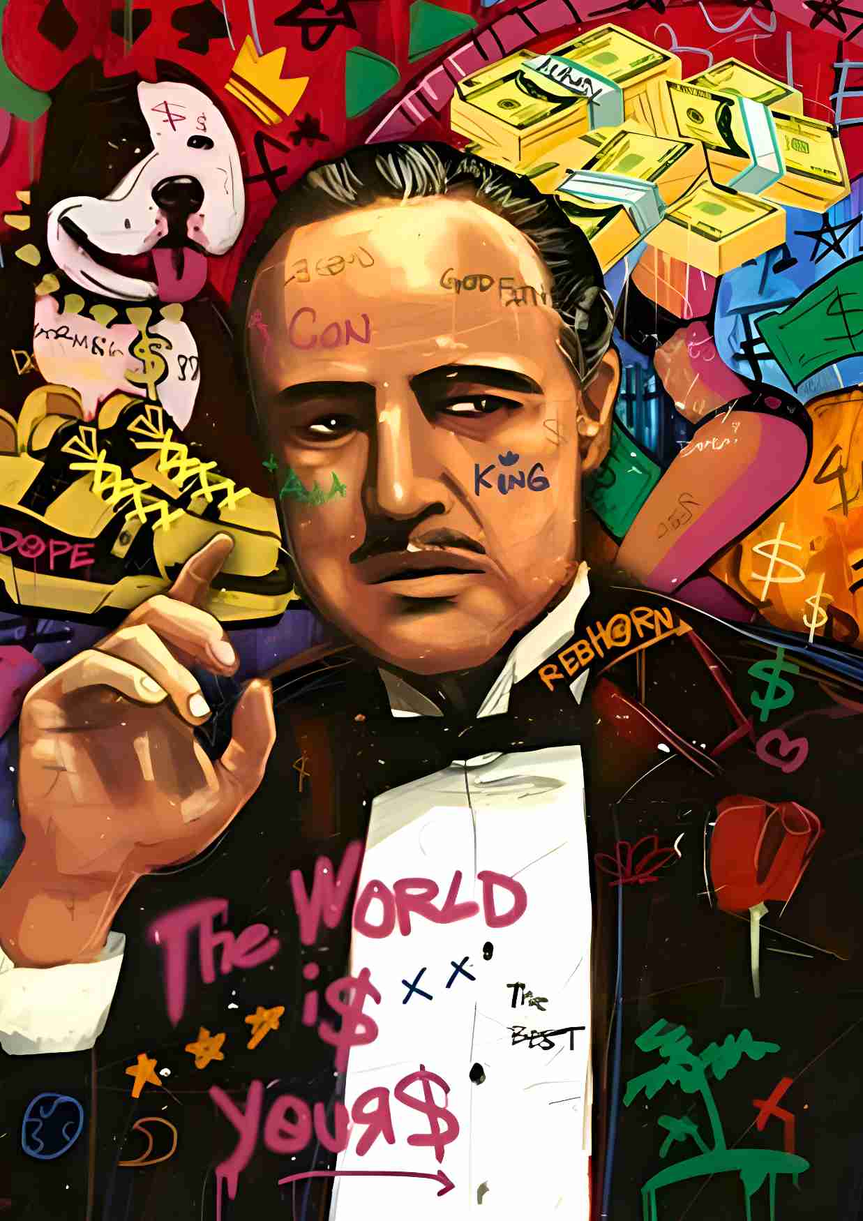 SET OF 10 POSTERS | GRAFFITI ART | UNFRAMED