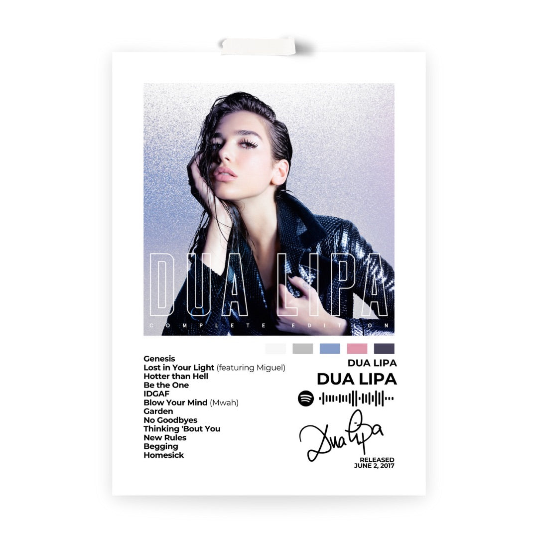 DUA LIPA – Dua Lipa - A powerful debut that introduced Dua Lipa’s signature sound, blending deep vocals with infectious beats and empowering anthems.
