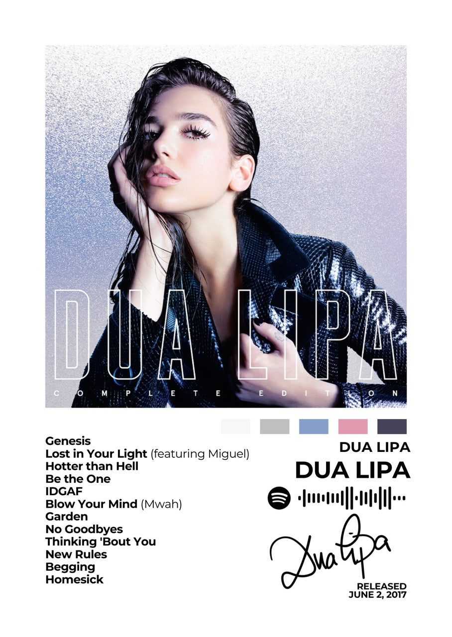 DUA LIPA – Dua Lipa - A powerful debut that introduced Dua Lipa’s signature sound, blending deep vocals with infectious beats and empowering anthems.