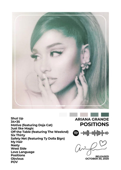 ARIANA GRANDE – Positions