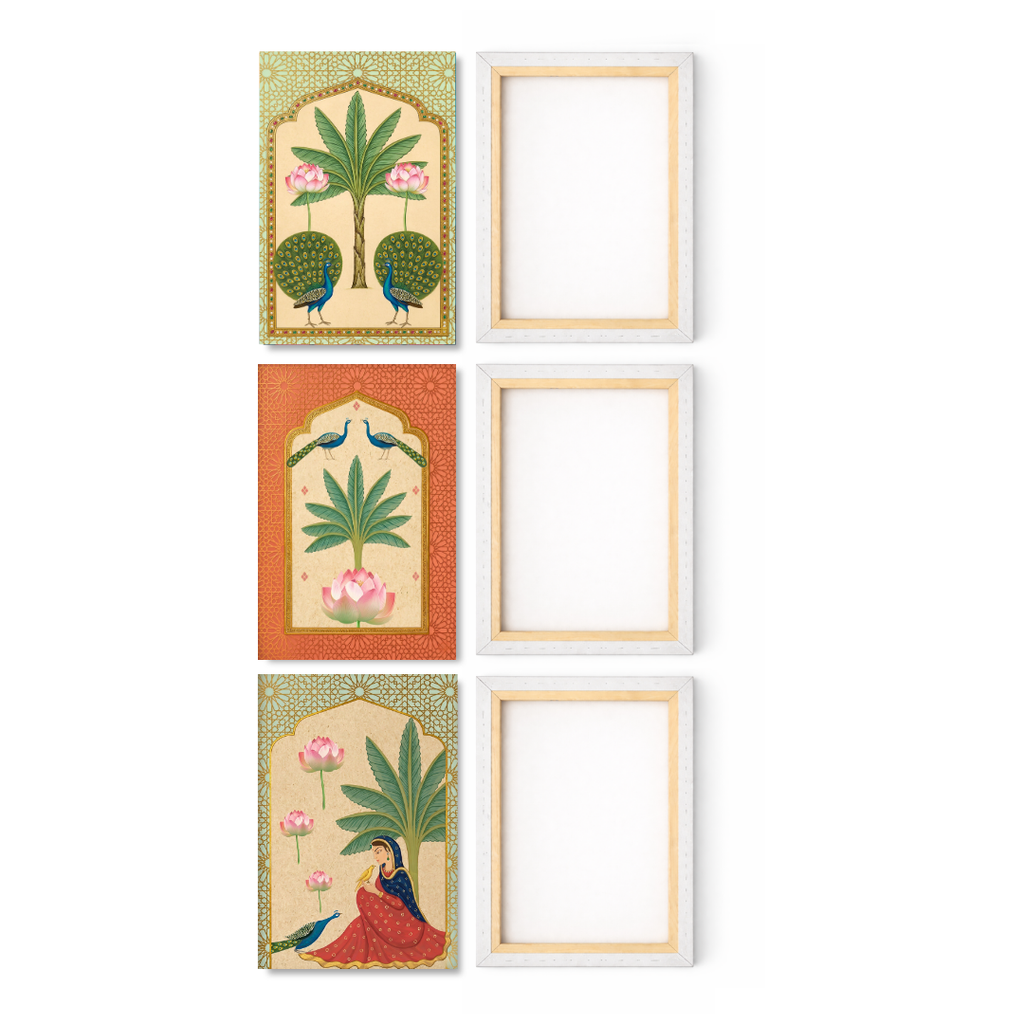 Ancient Garden Scene