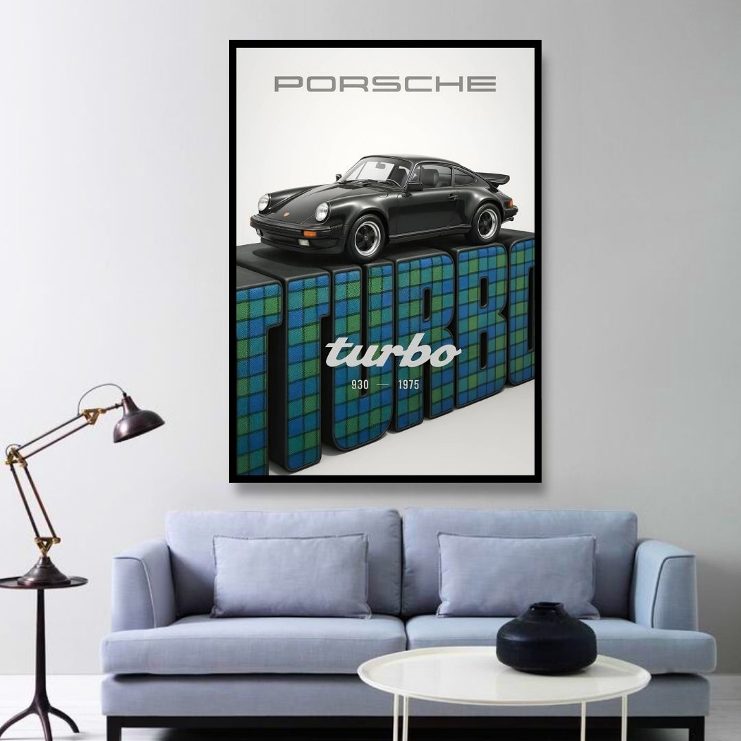 Porsche 930 Turbo – Retro Grid Edition