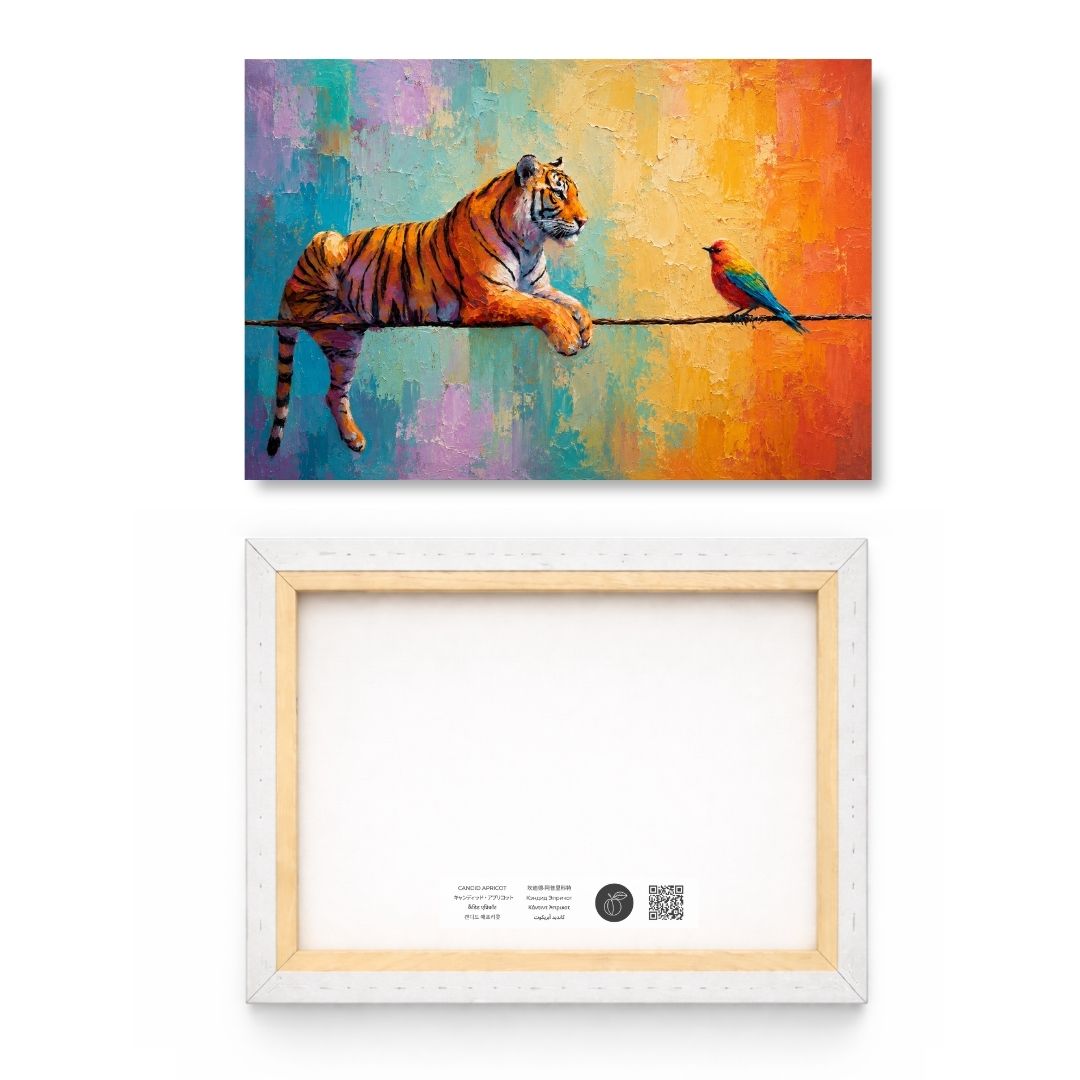 Vibrant Tiger Resting