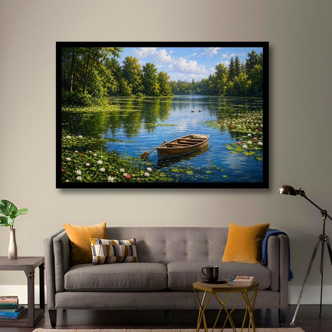 Serene River Boat