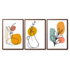 Abstract Bloom Trio
