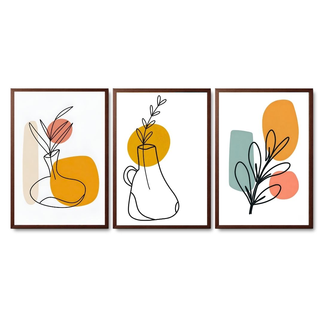 Abstract Bloom Trio