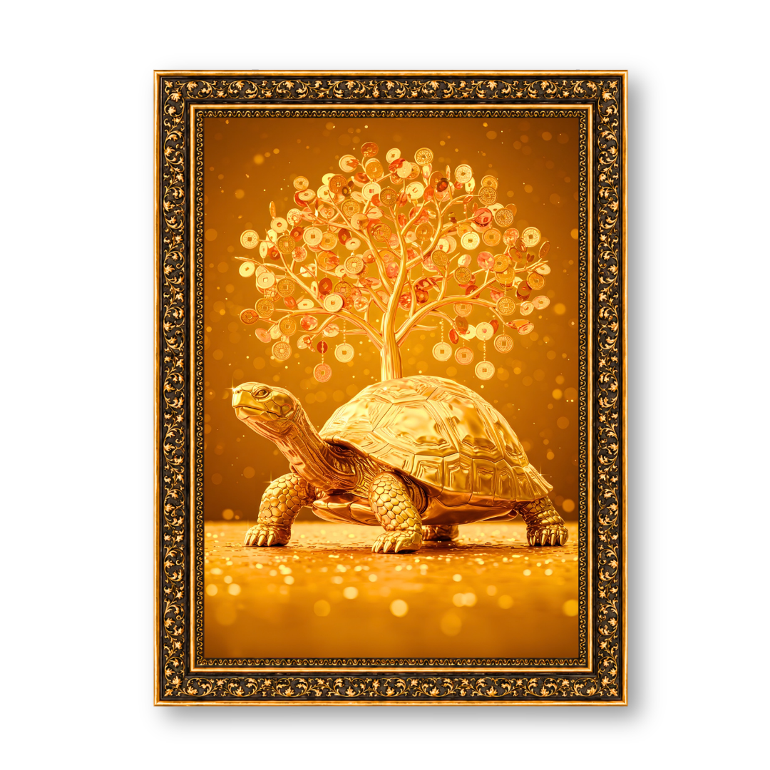 Golden Prosperity Tortoise