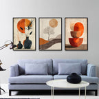 Abstract Earthscape | SET OF 3 FRAMES