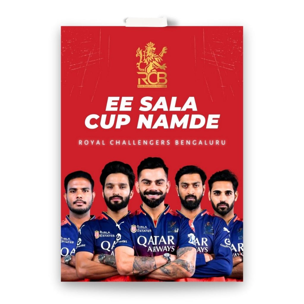 Virant Kohli x RCB IPL 2025 Champions | Set of 2