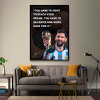 Victory Sealed: Messi’s Words of Wisdom
