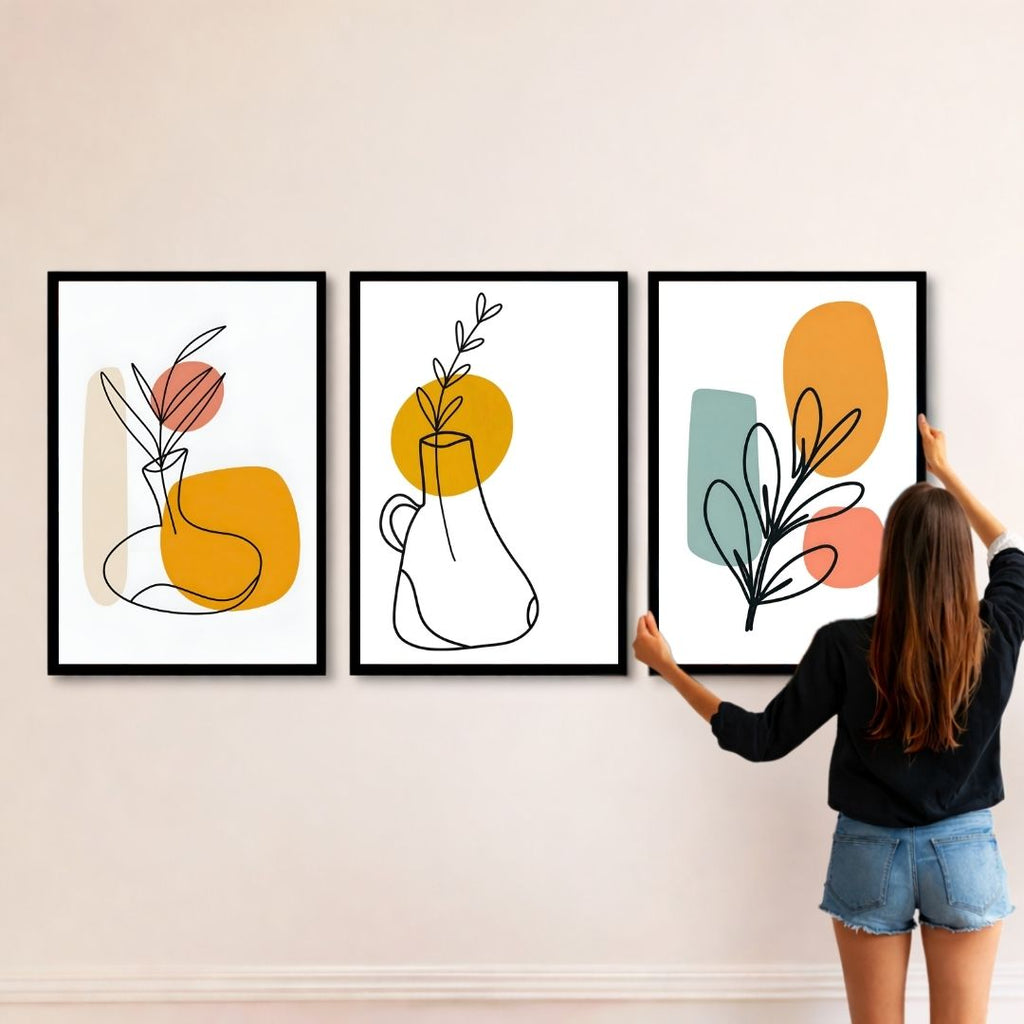 Abstract Bloom Trio