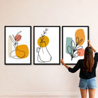 Abstract Bloom Trio