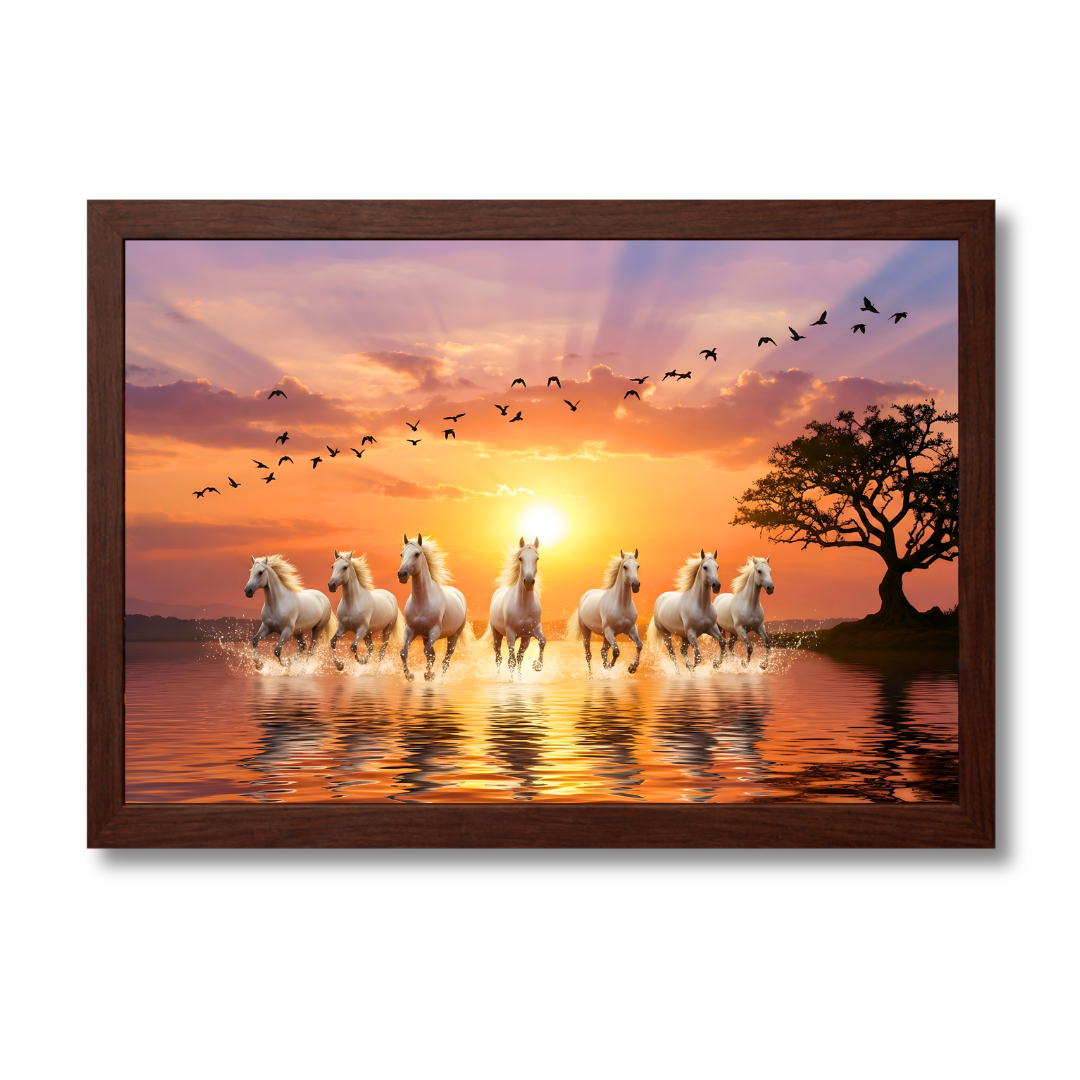 7 Horses in Sunrise