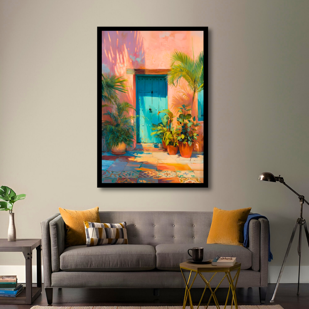 Sunlit Coastal Entry