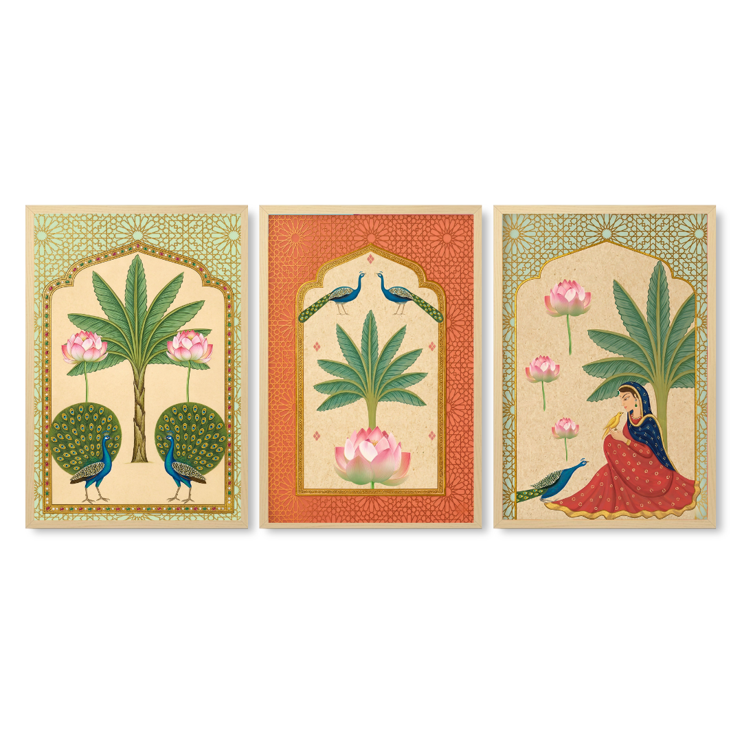 Ancient Garden Scene