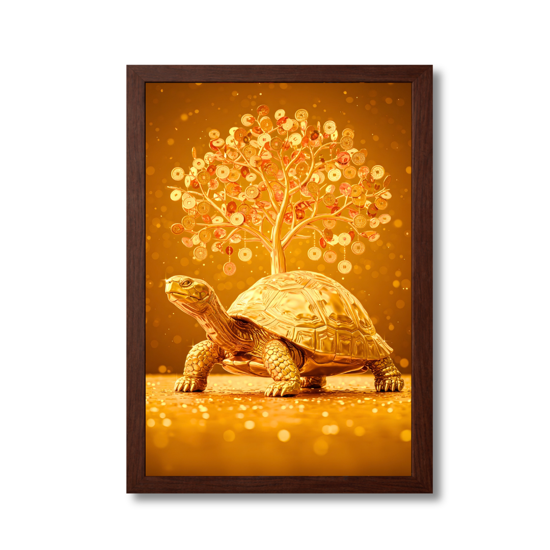 Golden Prosperity Tortoise