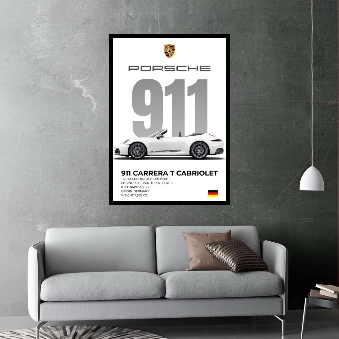 Porsche 911 CARRERA T CABRIOLET - Prestige Edition