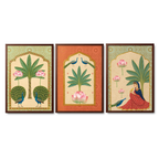 Ancient Garden Scene