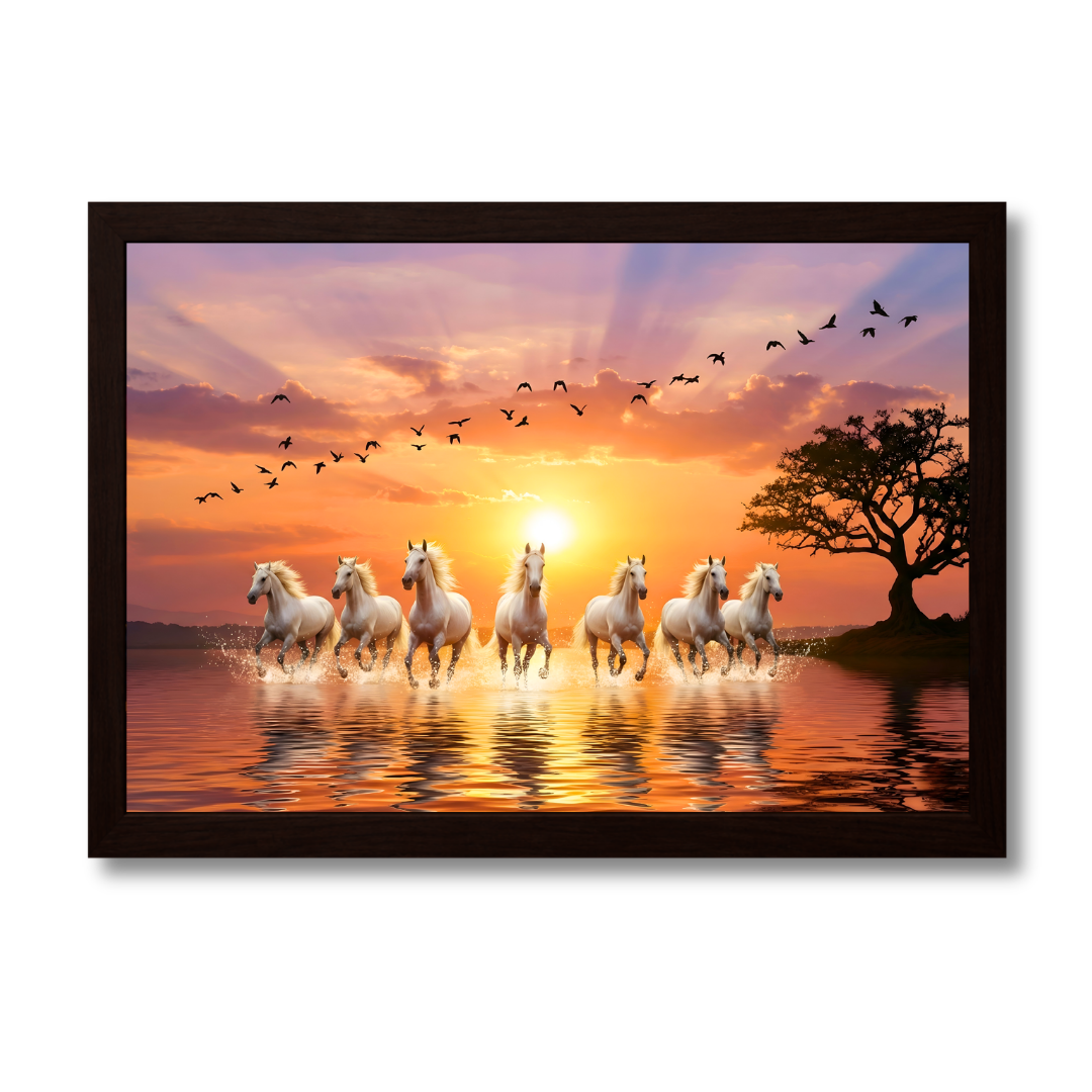7 Horses in Sunrise