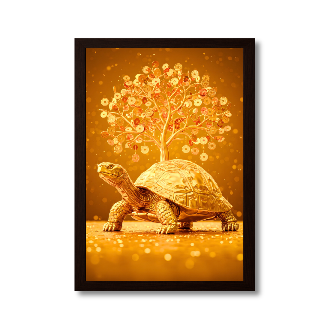 Golden Prosperity Tortoise