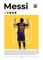 LIONEL MESSI |  SET OF 6 POSTERS A  | UNFRAMED