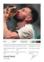 LIONEL MESSI |  SET OF 6 POSTERS A  | UNFRAMED